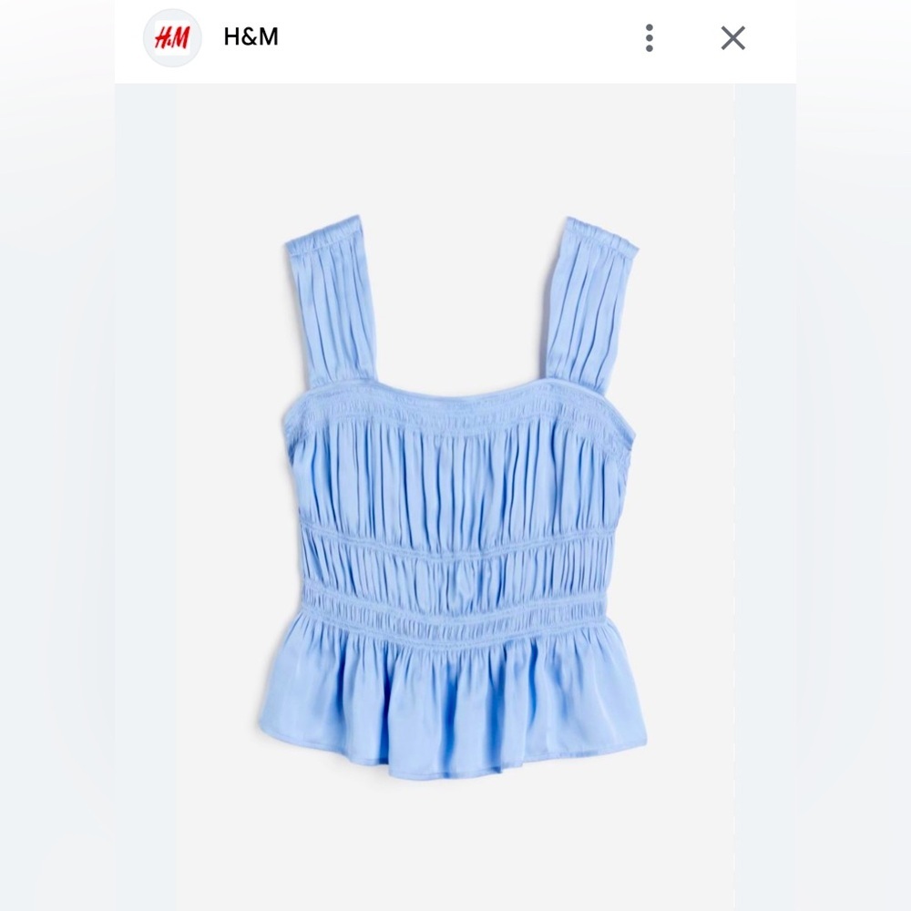 H&M Light Blue Tank Top